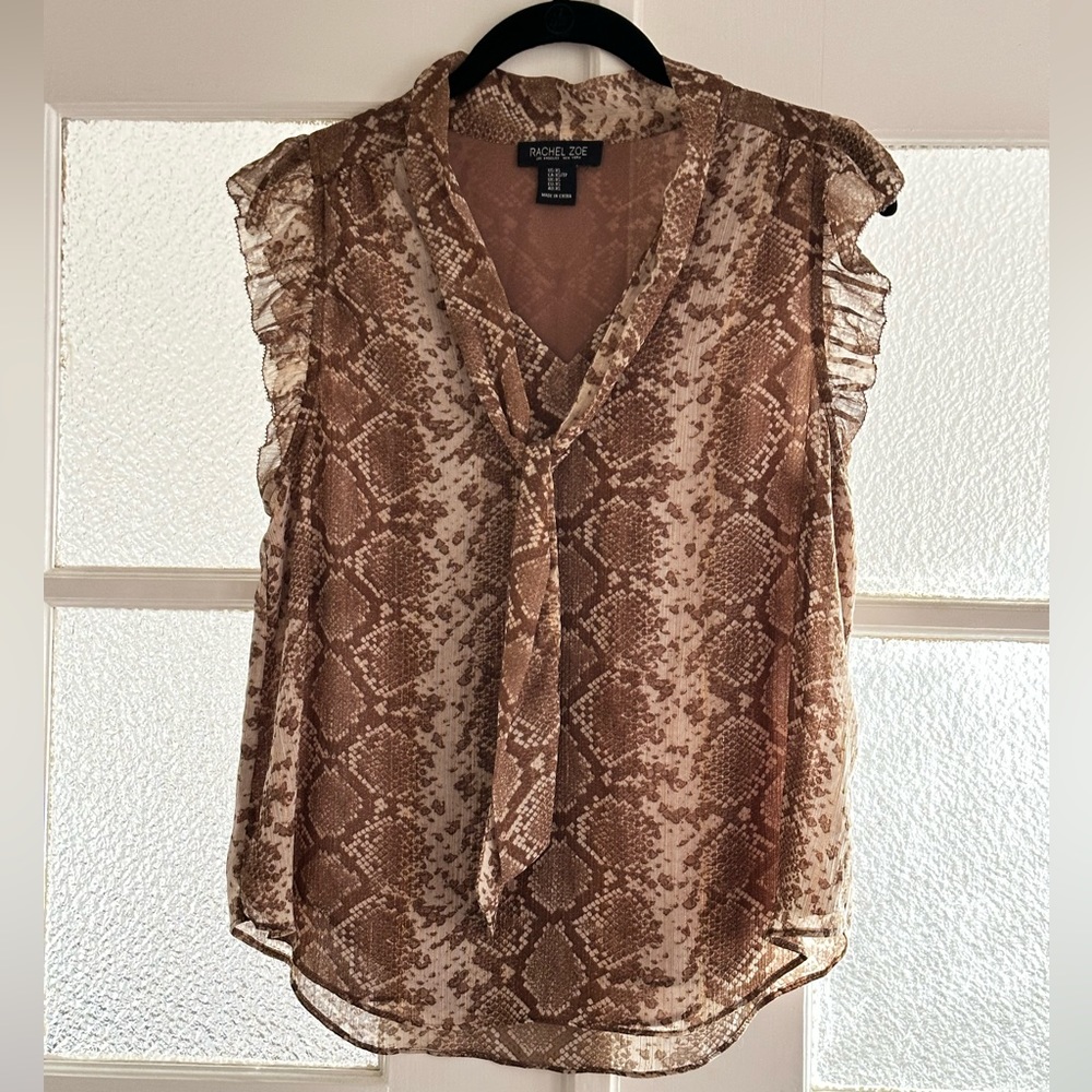 Snake Skin Business Blouse